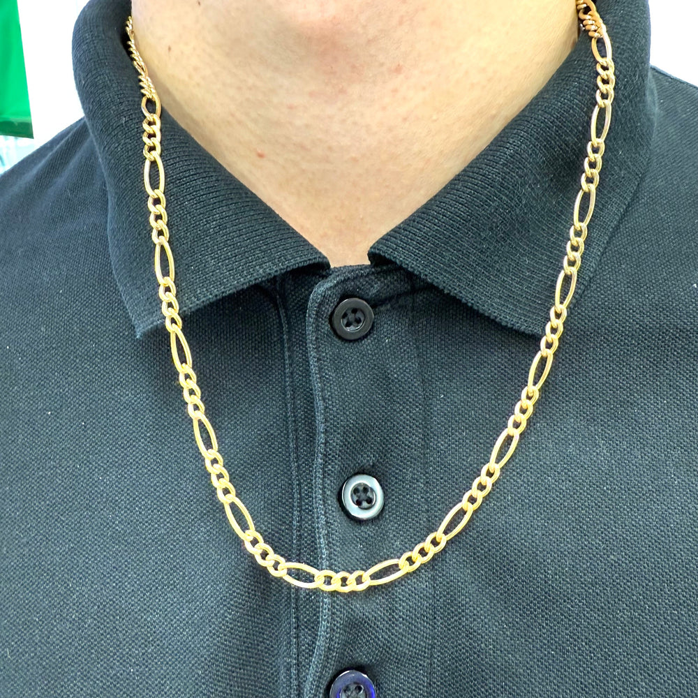 Collier à longue chaîne en or jaune 18 carats – 13,50 Grs