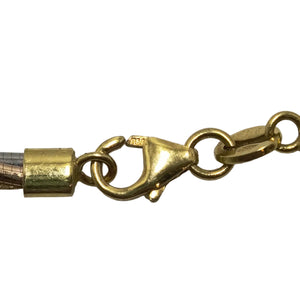 Collier Princesse en Or Jaune & Blanc 18K