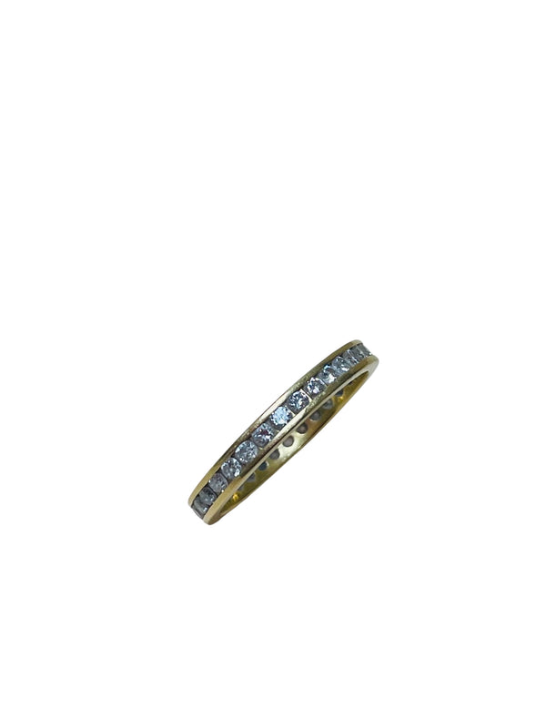 Bague Alliance Or Jaune 18K Taille-50