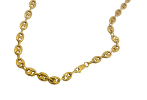 Collier Sautoir Or jaune 750, Grain de Café