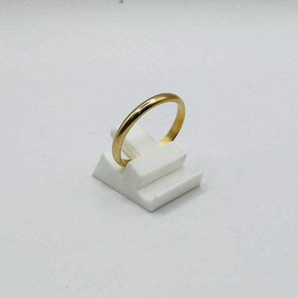 Bague Alliance en Or Jaune 18 Carats - Taille 58.5