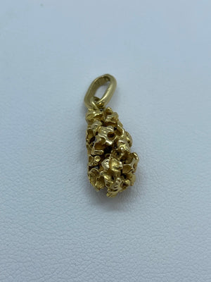 Pendentif pépite en or jaune 18K 5.11 gr
