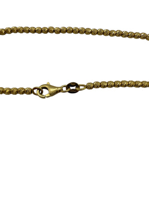 Bracelet Or Jaune Maillon 18 Carats Mousqueton