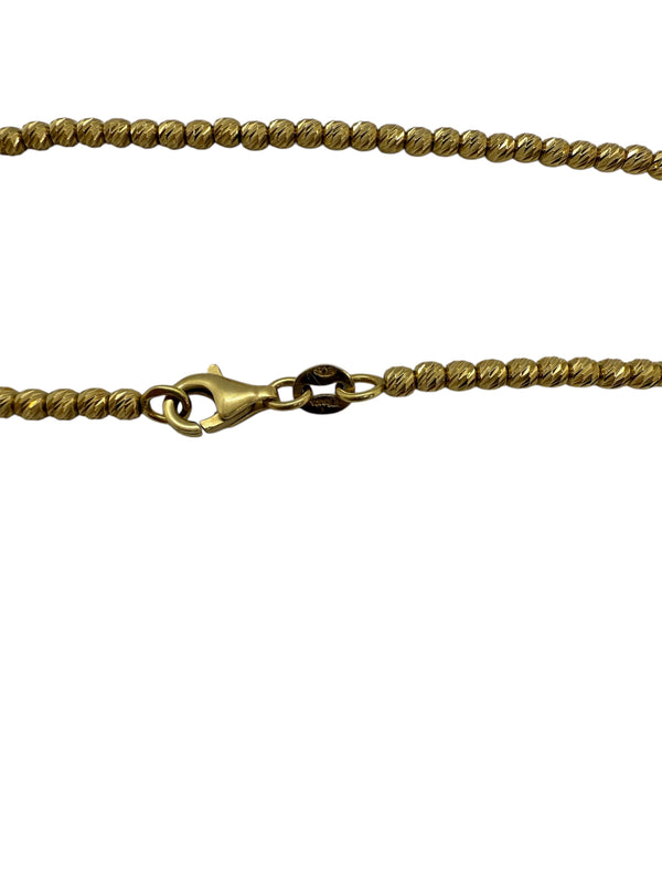 Bracelet Or Jaune Maillon 18 Carats Mousqueton