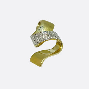 Pendentif torsadé en or jaune 18 K - 2.21 G