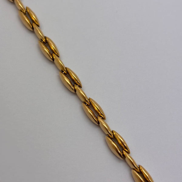 Bracelet Maillon en Or Jaune 18K 19 - 11.34 Grs