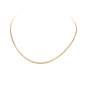 Collier Ras du Cou Or Jaune 18k 4.37 Grs