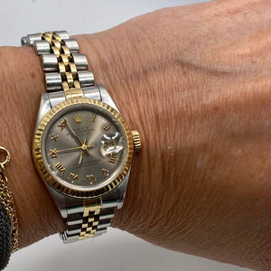 Montre ROLEX Mystère Perpetual Datejust 1994