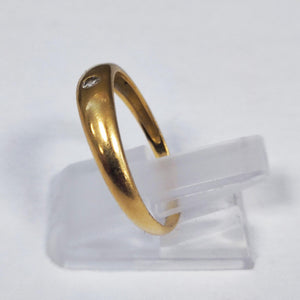 Bague en Or jaune 18K - Taille 56