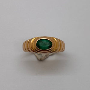 Chevalière en Or jaune 18K - 2.63g