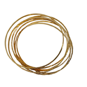 Bracelet Jonc Semainier en Or Rose 18K 44.56 Grs
