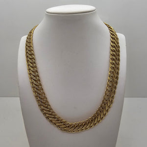 Collier chaîne américaine en or jaune 18K - 19.12 G