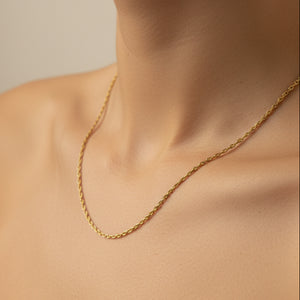 Collier en or jaune 18k - 3.63 G