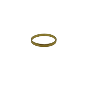 Anneau en or jaune 18 carats - taille 52