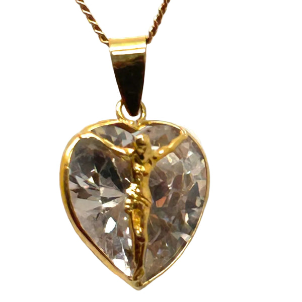 Pendentif Symbole Or Jaune 18 Carats avec Oxydes