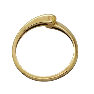 Bague Solitaire Or Jaune 18K avec Diamant