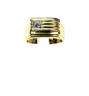 Bague Chevalière en Or Jaune Taille-65
