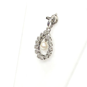 Pendentif Perle et Or Blanc 18K - 2.19G