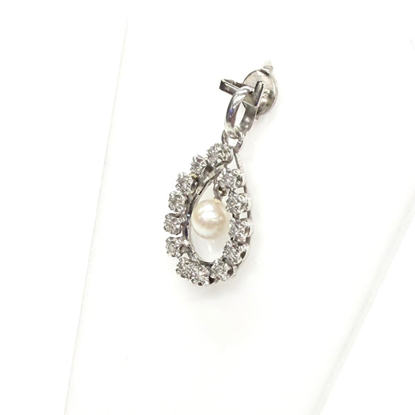 Pendentif Perle et Or Blanc 18K - 2.19G