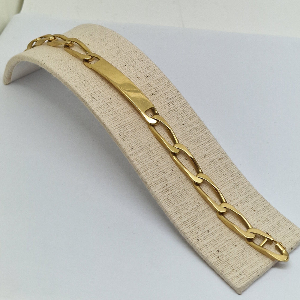 Bracelet Gourmette Or Jaune 18k 34.21 Grs