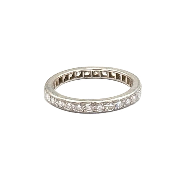 Bague Platine - Taille 54 - 3.58 G