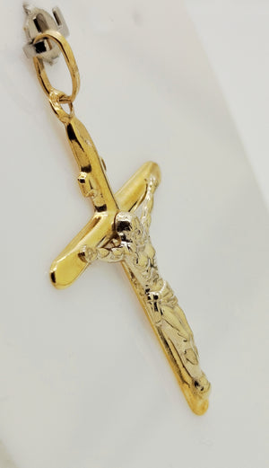 Pendentif Croix en Or Jaune 18K - 1.63 Grs