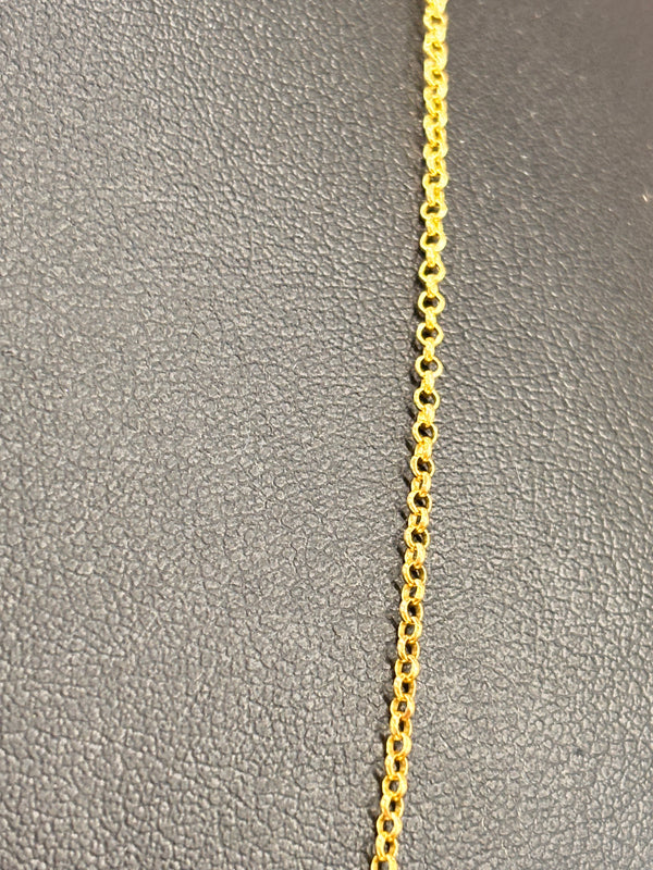 Collier Sautoir en Or Jaune 18K 3.58 Grs