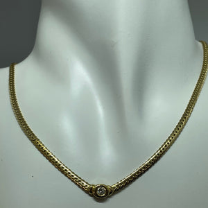 Collier Ras du Cou en Or Jaune 18K - 9.06g