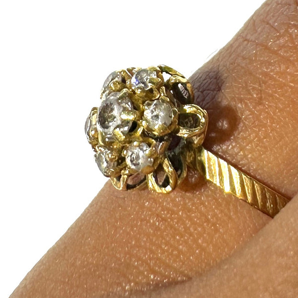 Bague en Or Jaune avec Oxyde de Zirconium