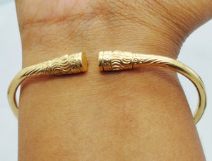 Bracelet Jonc Or Jaune 18K - 32.47Grs
