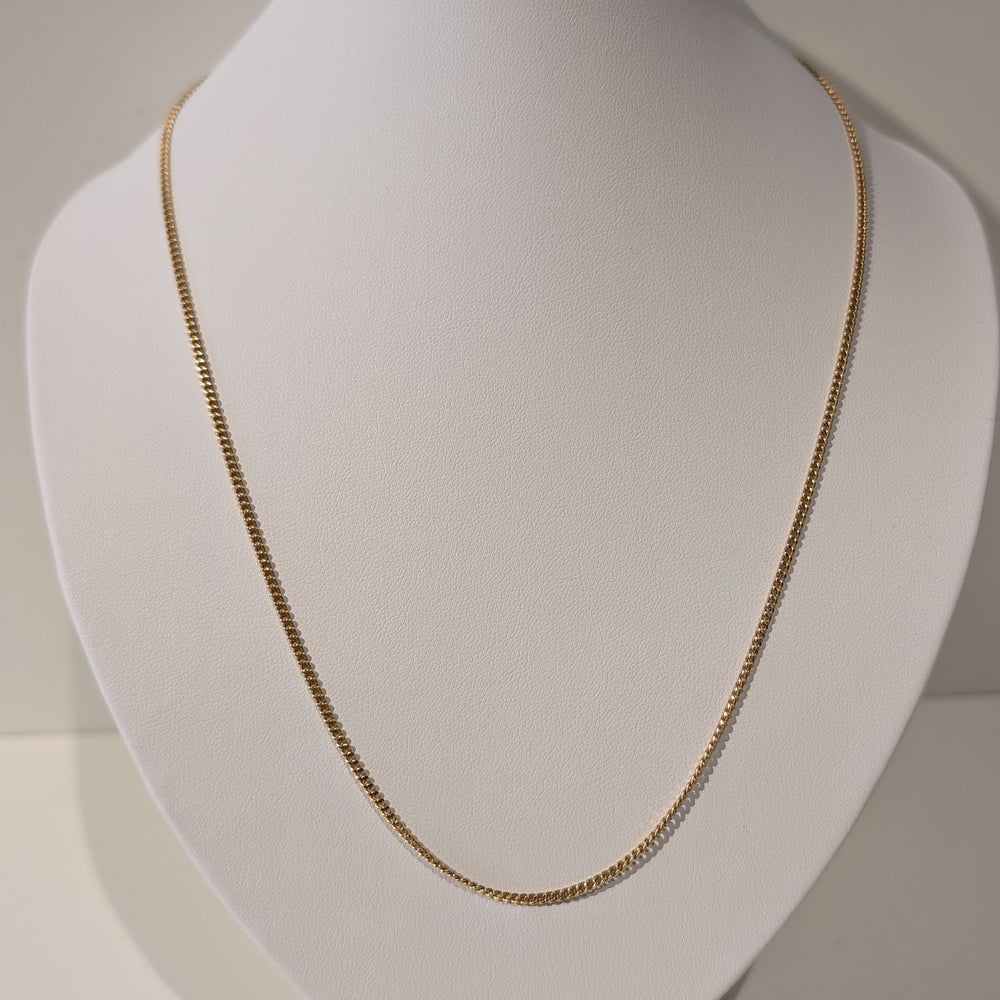 Collier Princesse en Or Jaune 18 K - 50 Cm
