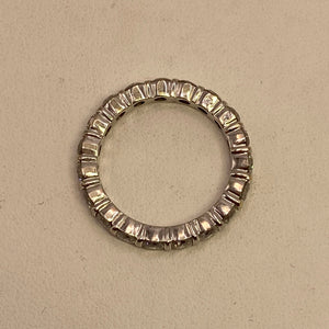 Bagues en Or Blanc avec Diamants 18K - 3.33g
