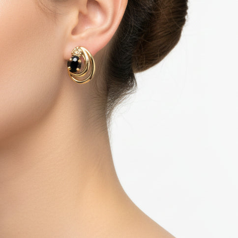 Boucles d'oreilles en or jaune 18k - 1.37 G