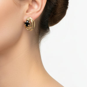 Boucles d'oreilles en or jaune 18k - 1.37 G