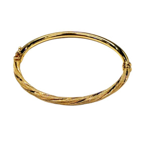 Bracelet Jonc en Or Jaune 18k - 6.21 G