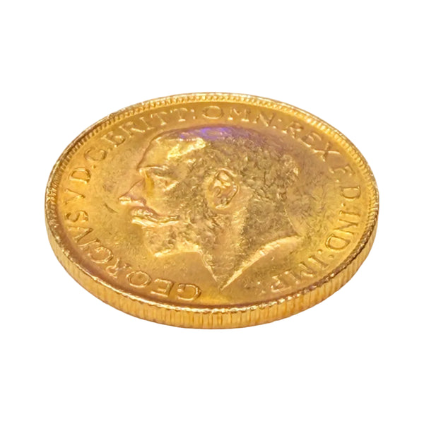 Pièce Souverain 1928 en Or Jaune 22K - 7.99Grs