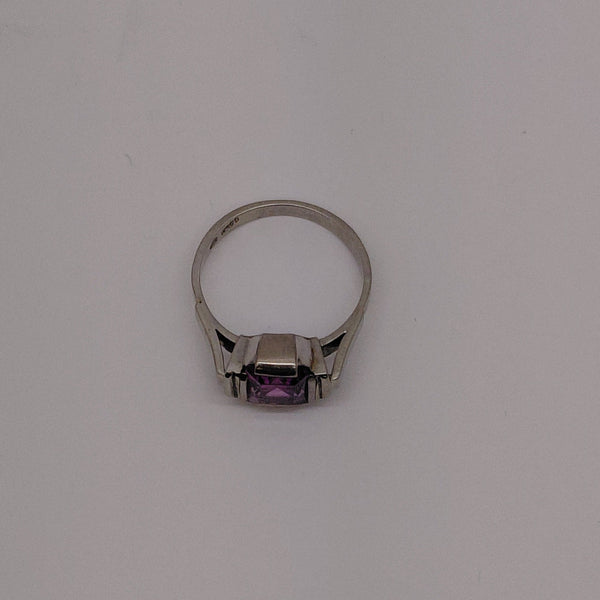 Bague en Or Gris 18K Taille-56