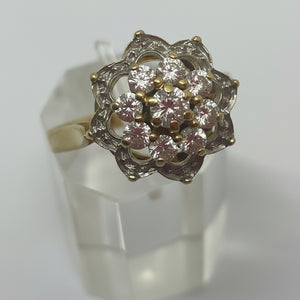 Bague Chou Or Jaune 18 K - Taille 53 - 4 G