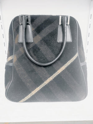 Sac à main Burberry Cabas Marron 2007 26x25x9.5cm
