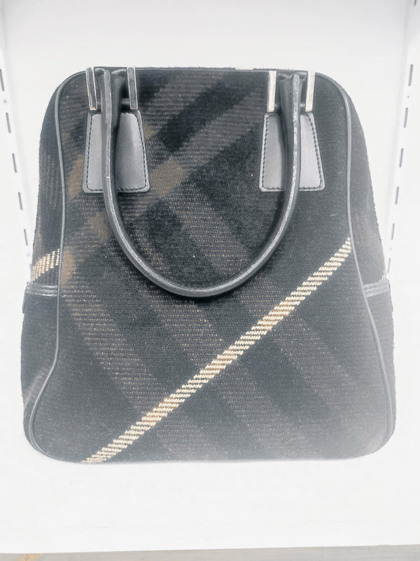 Sac à main Burberry Cabas Marron 2007 26x25x9.5cm