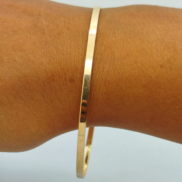 Bracelet Jonc en Or Jaune 18 Carats 18K