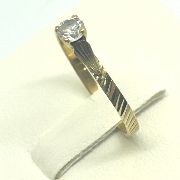 Bague en Or Jaune 18 carats - Taille 50