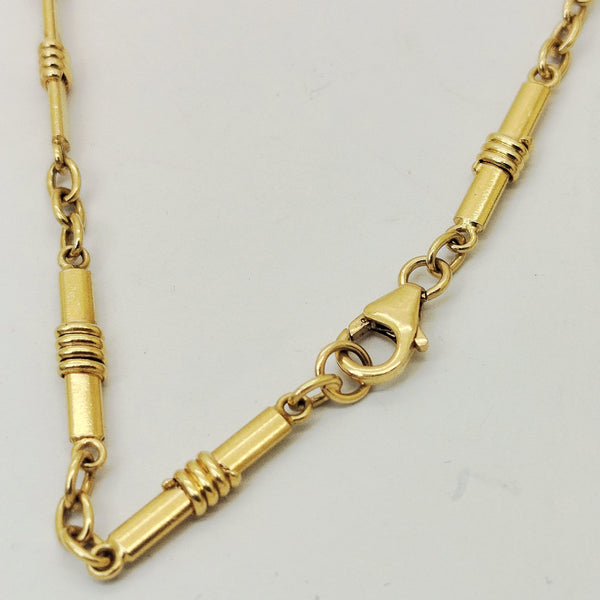 Collier Matinée Fantaisie en Or Jaune 18K - 66 cm - 33.75G