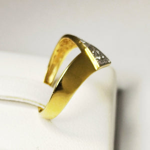Bague en or jaune 18K Taille-50
