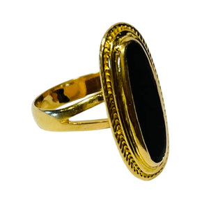 Bague Marquise Or Jaune 18K -  7.47 Grs - T 55