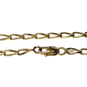 Bracelet Maille Cheval en Or Jaune 18k