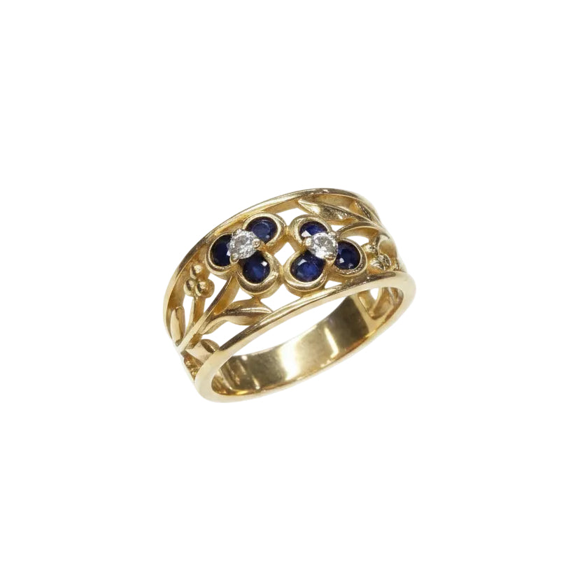 Bague en Or Jaune 18k - 4.30 G - Taille : 57