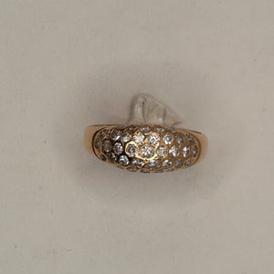 Bague en or blanc 18K Taille-62