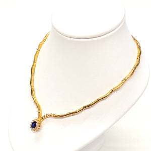 Collier Ras du Cou en Or Jaune 18K - 19.63g