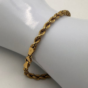 Bracelet Identité en Or Jaune 18K - 3.30g